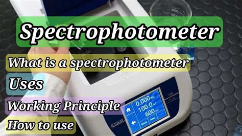 spectrophotometer|spectrophotometer uses in real life.